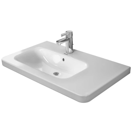 Duravit Durastyle 80x48 cm-es bútorral aláépíthető aszimmetrikus mosdó 232580 00 00