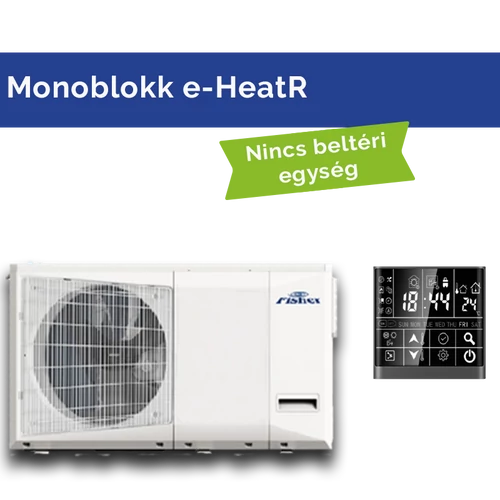 FISHER E-HEATR FHF-MBWHS-060CE3 Levegő-víz monoblokk hőszivattyú 6 kW