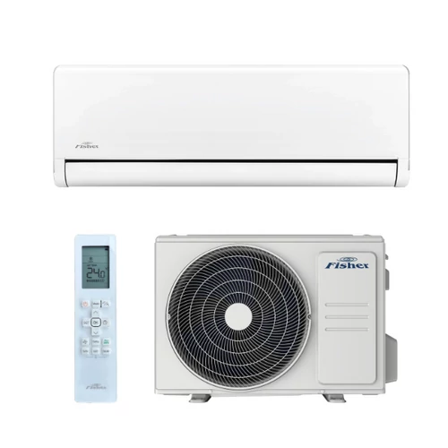 Fisher Art FSAIF-Art-124AE3-W/FSOAIF-Art-124AE3 oldalfali split klíma, Fehér - Fényes előlappal (3.5 kW)