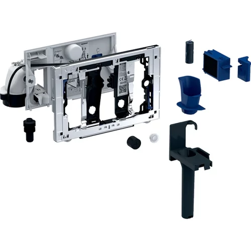 Geberit DuoFresh modul kézi működtetésű, vízkezelő tabletta bedobónyílással, Sigma 12 cm falsík alatti öblítőtartályhoz, fényes króm 115.051.21.2