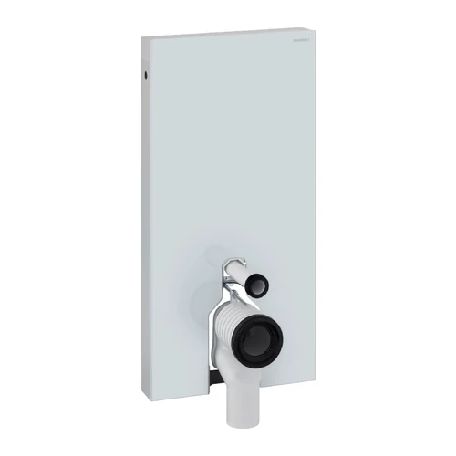 Geberit Monolith szanitermodul talpon álló WC-hez, 101 cm, fehér üveg 131.002.SI.5