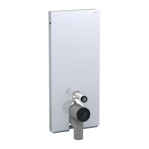 Geberit Monolith szanitermodul talpon álló WC-hez, 114 cm, fehér üveg 131.033.SI.5