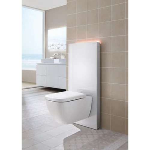 Geberit Monolith Plus szanitermodul fali WC-hez, 101 cm, fehér üveg 131.221.SI.5