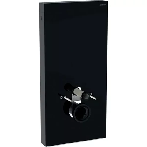 Geberit Monolith szanitermodul fali WC-hez, 101 cm, fekete üveg/alumínium feketekróm (131.021.SJ.6)