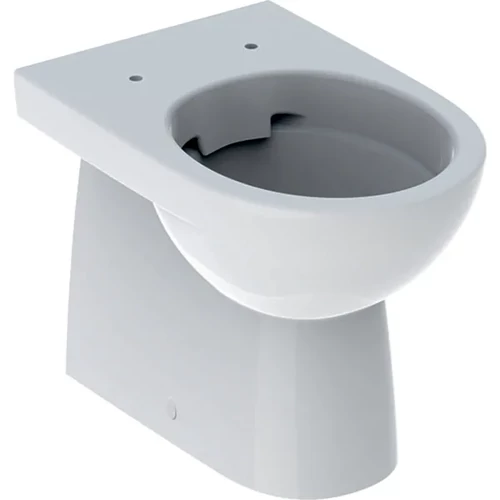 Geberit Selnova álló WC mélyöblítésű, falhoz illeszkedő, hátsó vagy alsó kifolyású, részben zárt forma, Rimfree, Fehér 500.393.01.1
