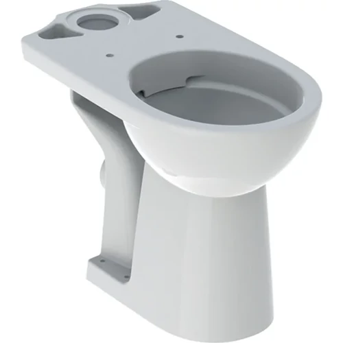 Geberit Selnova Comfort álló WC falon kívüli öblítőtartályokhoz monoblokk, mélyöblítésű, hátsó kifolyású, magasított, Rimfree, Fehér 500.486.01.1