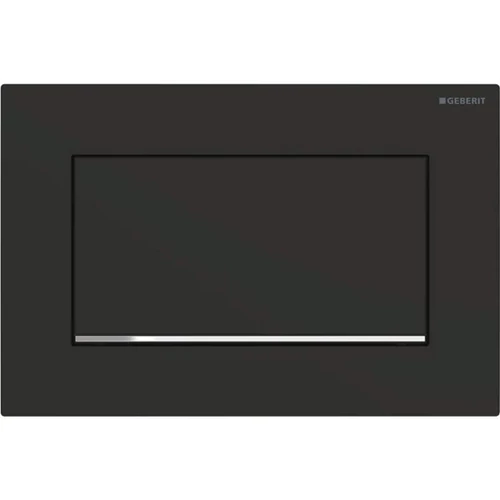 Geberit Sigma30 nyomólap easy-to-clean bevonattal, matt fekete/króm 115.893.14.1