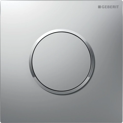 Geberit pneumatikus vizeldevezérlés működtetés, EasyClean bevonat, matt/fényes króm 116.015.JQ.1