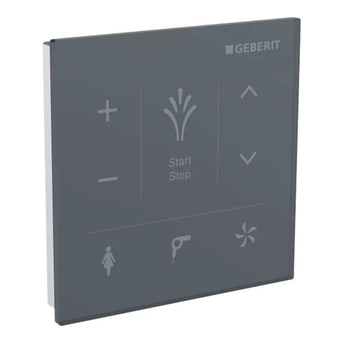 Geberit Fali kezelőpanel Geberit AquaClean számára, fekete üveg 147.038.SJ.1