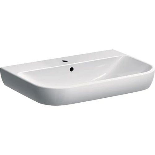 Geberit Smyle mosdó, 70 cm, csaplyuk középen, túlfolyó látható 500.248.01.1