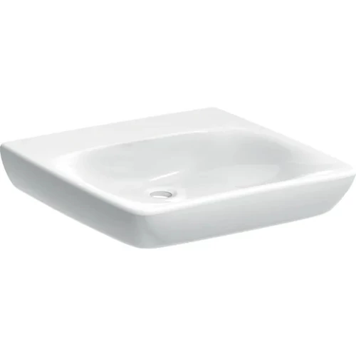 Geberit Selnova Comfort akadálymentes mosdó 60x55 cm, csaplyuk és túlfolyó nélkül 502.771.00.7