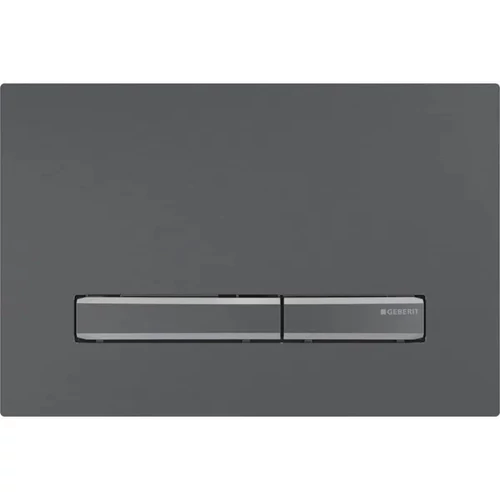 Geberit Sigma50 működtetőlap, 2 öblítésű, easy-to-clean bevonat, feketekróm/feketekróm 115.671.QD.2