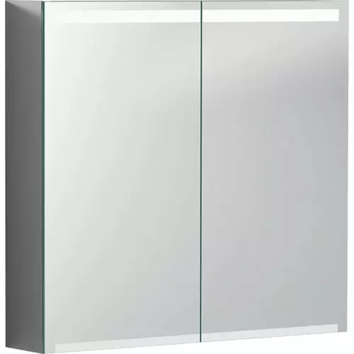 Geberit Option 75cm tükrös szekrény világítással, két ajtóval 500.205.00.1