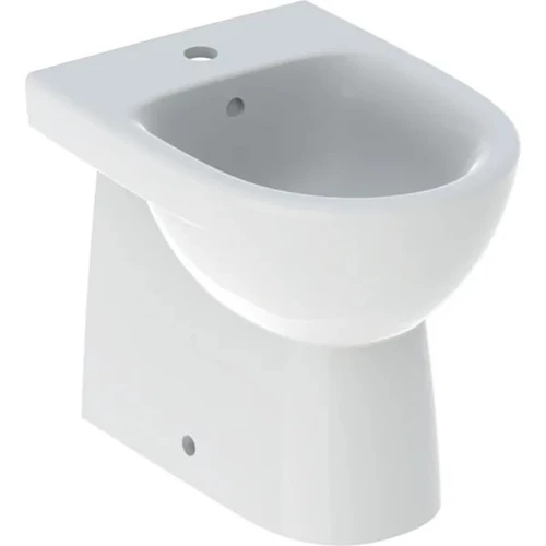 Geberit Selnova Compact falhoz illeszkedő álló bidé 35,5x48 cm, rövidített kivitel 500.482.01.7