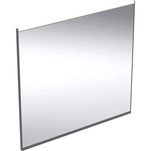 Geberit Option Plus Square tükör 75x70 cm, közvetlen és közvetett világítással, matt fekete 502.782.14.1