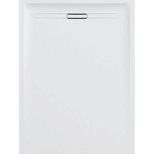 Geberit Sestra szögletes zuhanytálca 80x100 cm, strukturált pala, fehér 550.252.00.2