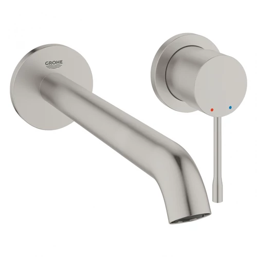 Grohe Essence New 2-lyukú fali mosdócsaptelep, supersteel 19967DC1