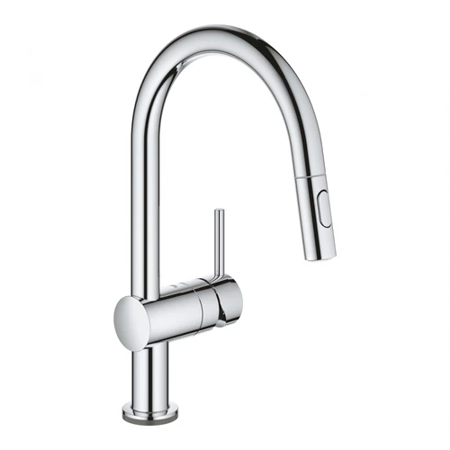 Grohe Minta Touch egykaros mosogató csaptelep kihúzható zuhannyal, króm 31358002