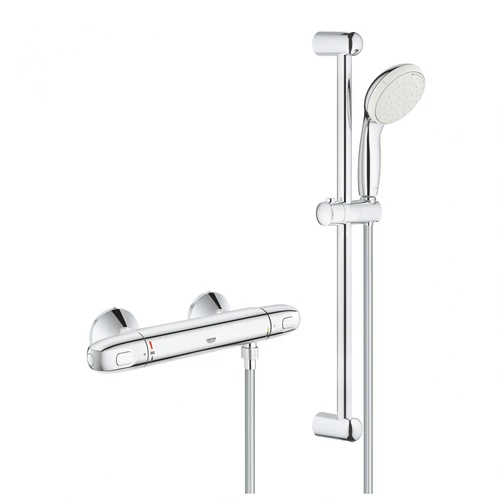 Grohe Grohtherm 1000 termosztátos zuhanycsaptelep zuhanyszettel 34151004