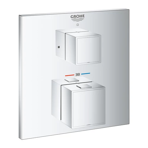 Grohe Grohtherm Cube Termosztátos keverő 1 kimenethez elzáró szeleppel 24153000