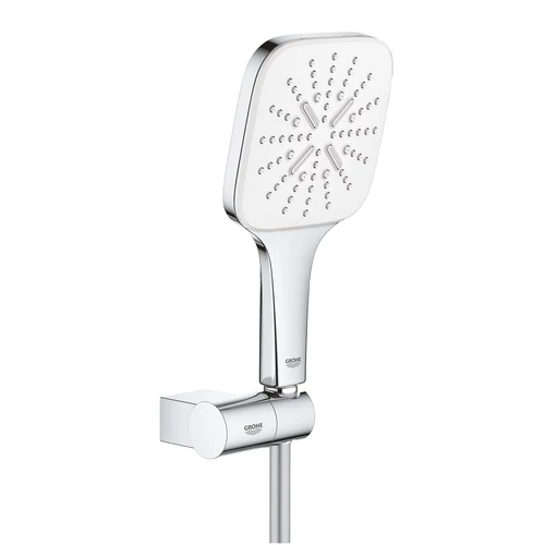 Grohe Rainshower SmartActive 130 Cube Falitartós zuhanygarnitúra, 3 féle vízsugaras kézizuhannyal 26588LS0