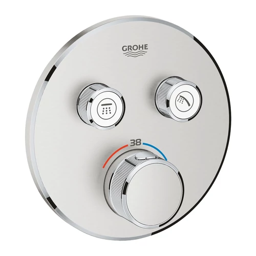 Grohe Grohtherm SmartControl Termosztát falsík mögötti telepítéshez, 2 fogyasztóra 29119DC0