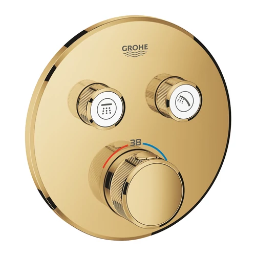 Grohe Grohtherm SmartControl Termosztát falsík mögötti telepítéshez, 2 fogyasztóra 29119GL0