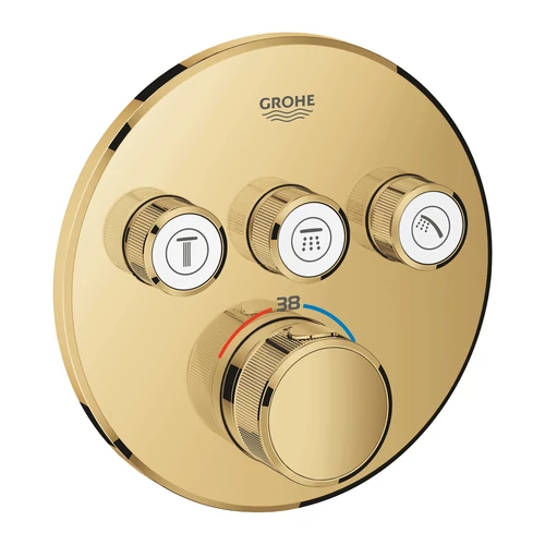 Grohe Grohtherm SmartControl Termosztát falsík mögötti telepítéshez, 3 fogyasztóra 29121GL0