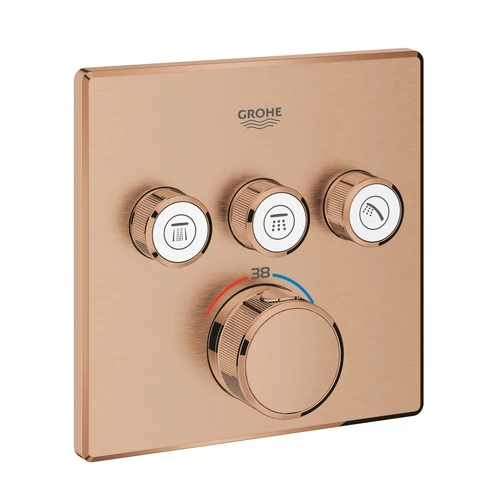 Grohe Grohtherm SmartControl Termosztát falsík mögötti telepítéshez, 3 fogyasztóra 29126DL0