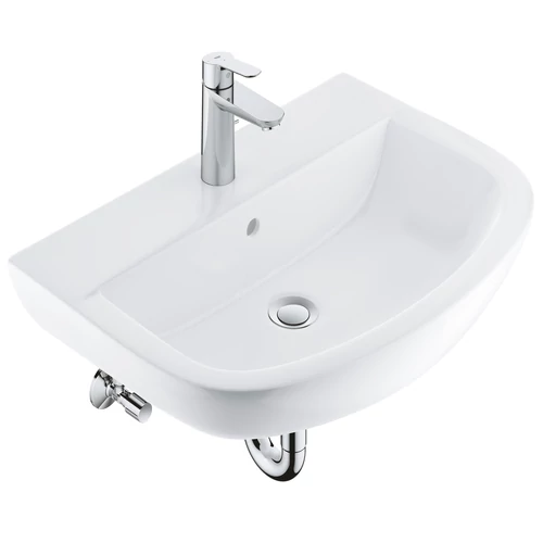 Grohe Bau Ceramic Mosdókagyló garnitúra 55 + BauEdge mosdócsaptelep 39643000