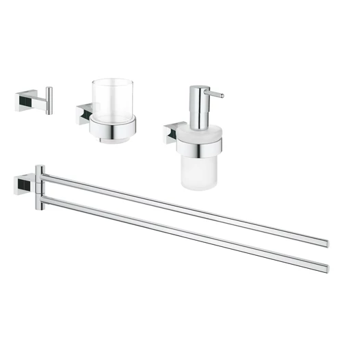 Grohe Essentials Cube Fürdőszobai kiegészítők szett 4 az 1-ben 40847001