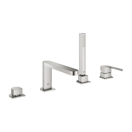 Grohe Plus négylyukas kádtöltő csaptelep matt szuperacél 29307DC3