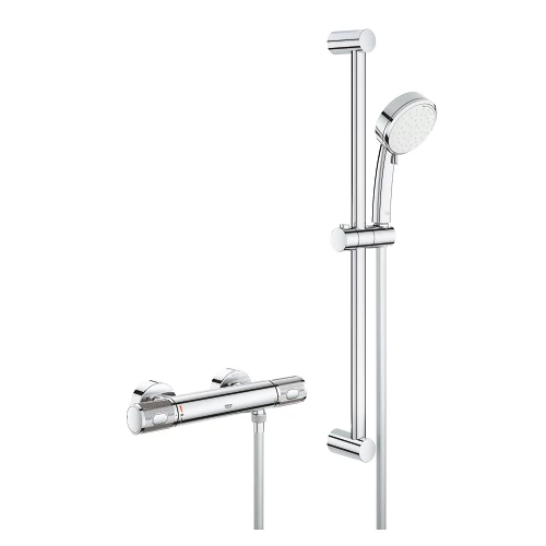 Grohe Grohtherm 1000 Performance termosztátos zuhanycsaptelep zuhanygarnitúrával 34783000