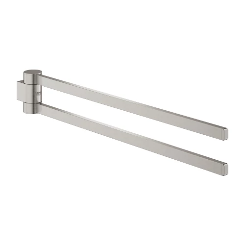 Grohe Selection törölközőtartó, forgatható, matt supersteel 41063DC0