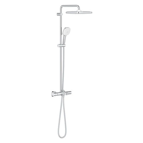 Grohe Tempesta System 250 Cube Termosztátos zuhanyrendszer kádtöltővel falra szerelésre 26975001