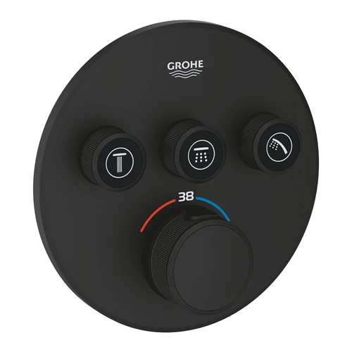 Grohe Grohtherm SmartControl Termosztát falsík mögötti telepítéshez, 3 fogyasztóra 29508KF0