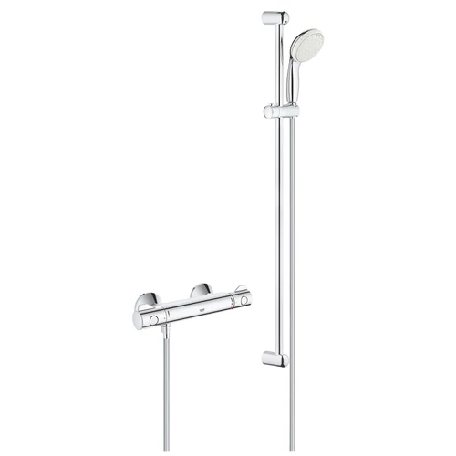 Grohe Grohtherm 800 Termosztátos zuhanycsaptelep 1/2″ zuhanygarnitúrával 34566001