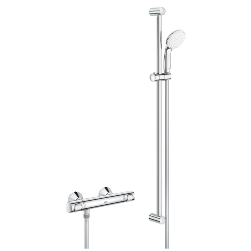 Grohe Grohtherm 500 Termosztátos zuhanycsaptelep 1/2″ zuhanygarnitúrával 34797000