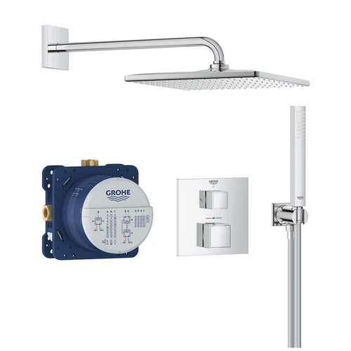 Grohe Grohtherm Cube Rejtett zuhanyrendszer Rainshower Mono 310 Cube fejzuhannyal 34868000