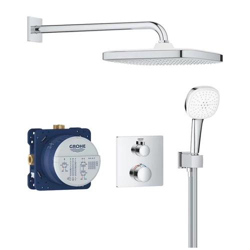 Grohe Grohtherm Rejtett zuhanyrendszer Tempesta 250 Cube-val 34871000