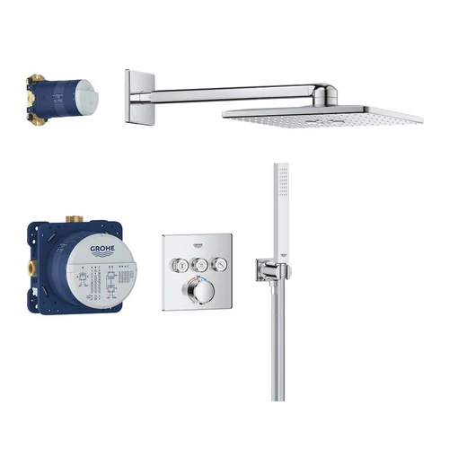 Grohe Precision SmartControl Rejtett zuhanyrendszer Vitalio SmartActive 310 Cube fejzuhannyal 34875000