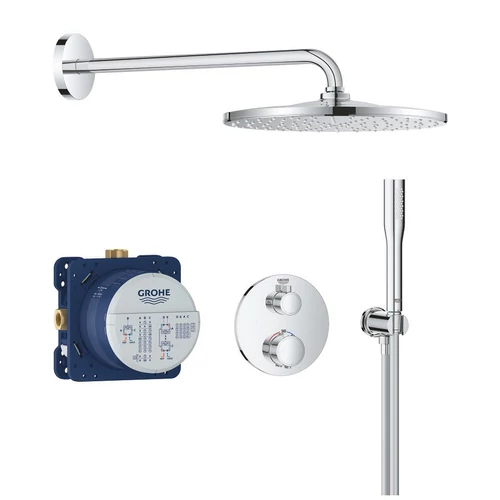 Grohe Precision Thermostat Rejtett zuhanyrendszer Vitalio Rain Mono 310 fejzuhannyal 34880000