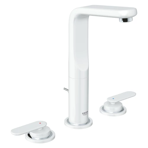 Grohe Veris 3-lyukas mosdócsaptelep, 1/2″ M-es méret, hold fehér 20180LS0