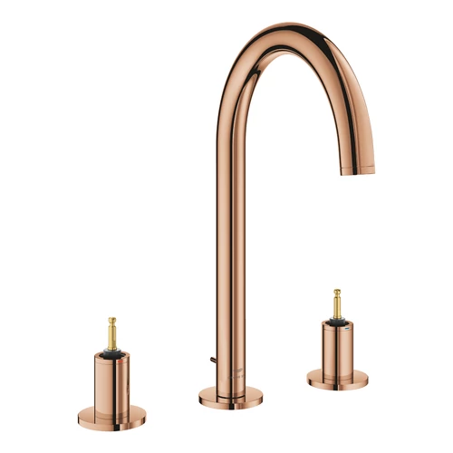 Grohe Atrio Private Collection 3-lyukas mosdócsaptelep, 1/2″ L-es méret, rózsa arany 20593DA0