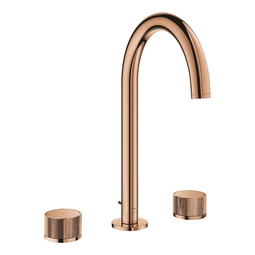 Grohe Atrio Private Collection 3-lyukas mosdócsaptelep, 1/2″ L-es méret, rózsa arany 20595DA0