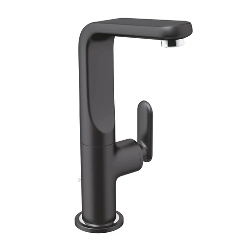 Grohe Veris Egykaros mosdócsaptelep 1/2″ L-es méret, bársony fekete 32184KS0