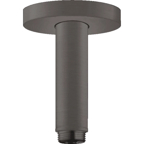 Hansgrohe mennyezeti csatlakozó S 100 mm, szálcsiszolt fekete 27393340