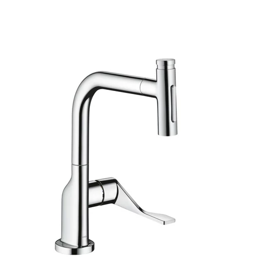 Hansgrohe Axor Citterio egykaros konyhai csaptelep kihúzható kifolyóval, króm 39862000