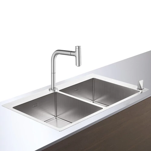 Hansgrohe C71-F765-10 mosogató-csaptelep kombináció 370x370; 43203800