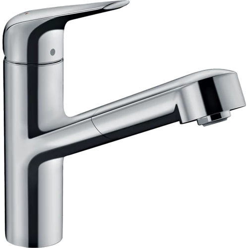 Hansgrohe Focus M4214-H150 egykaros konyhai csaptelep kihúzható kifolyóval, króm 71829000